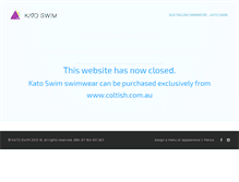 Tablet Screenshot of kato-swim.com